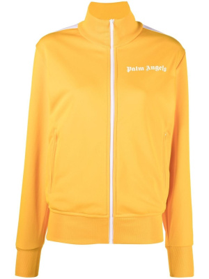 

Logo-print zip-up track jacket, Palm Angels Logo-print zip-up track jacket