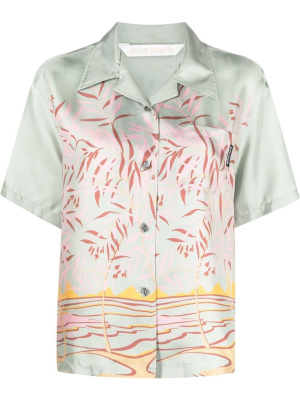 

Graphic-print short-sleeve shirt, Palm Angels Graphic-print short-sleeve shirt