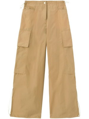 

Low-rise wide-leg parachute trousers, Palm Angels Low-rise wide-leg parachute trousers