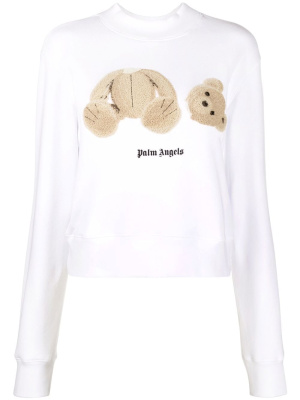 

Teddy Bear-print sweatshirt, Palm Angels Teddy Bear-print sweatshirt