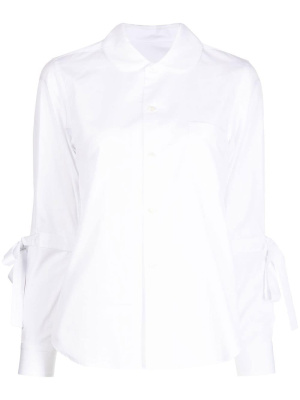 

Bow-detail cotton shirt, Comme Des Garçons Girl Bow-detail cotton shirt