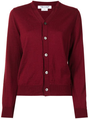 

V-neck wool cardigan, Comme Des Garçons Comme Des Garçons V-neck wool cardigan