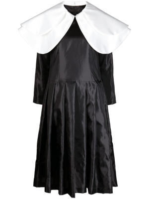 

Cape-overlay long-sleeve dress, Comme Des Garçons Comme Des Garçons Cape-overlay long-sleeve dress