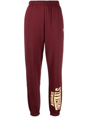 

Logo-print cotton track pants, Adidas Logo-print cotton track pants