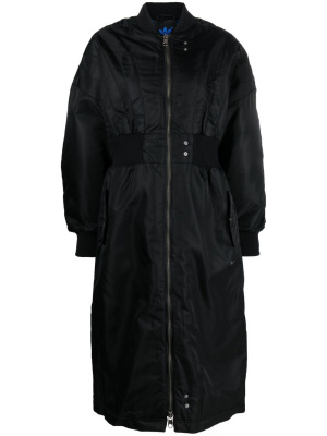 

Zipped-up fastening bomber coat, Adidas Zipped-up fastening bomber coat