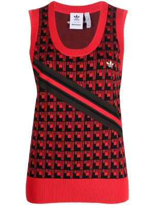 

X Wales Bonner knitted vest top, Adidas X Wales Bonner knitted vest top