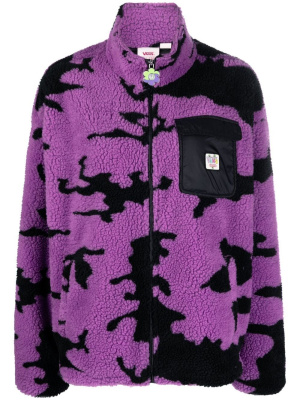 

Camouflage-print sherpa jacket, Vans Camouflage-print sherpa jacket