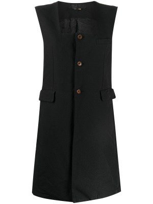 

Sleeveless square-neck dress, Comme Des Garçons Comme Des Garçons Sleeveless square-neck dress