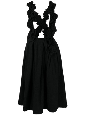 

Ruffle-trim pinafore dress, Comme Des Garçons Comme Des Garçons Ruffle-trim pinafore dress