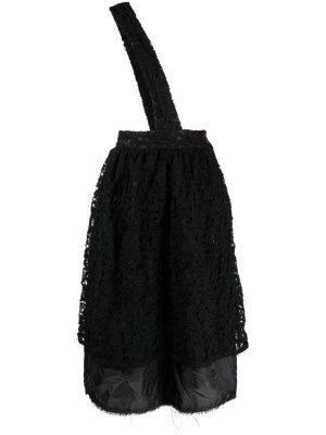 

Floral-lace high-waisted skirt, Comme Des Garçons Comme Des Garçons Floral-lace high-waisted skirt