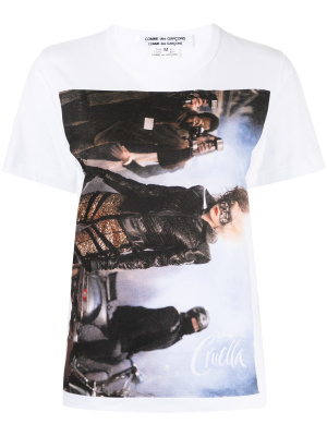 

Cruella photograph-print T-shirt, Comme Des Garçons Comme Des Garçons Cruella photograph-print T-shirt