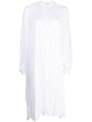 

Long-sleeve button-up dress, Isabel Benenato Long-sleeve button-up dress