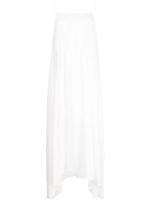 

Sleeveless silk long dress, Isabel Benenato Sleeveless silk long dress