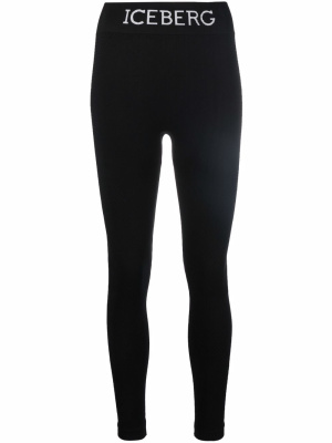

Logo print leggings, Iceberg Logo print leggings