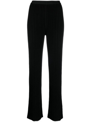 

Flared ribbed knit trousers, Iceberg Flared ribbed knit trousers