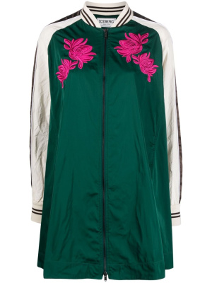 

Floral-detail zip-up dress, Iceberg Floral-detail zip-up dress