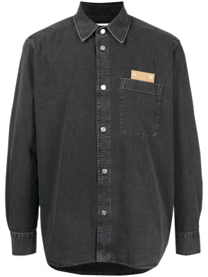

Circle-print denim shirt, Craig Green Circle-print denim shirt