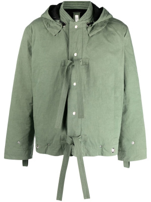 

Tie-detail hooded jacket, Craig Green Tie-detail hooded jacket