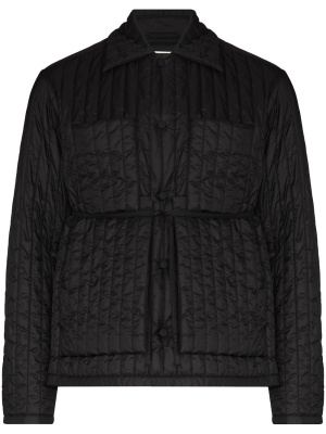 

Tie-fastening quilted worker jacket, Craig Green Tie-fastening quilted worker jacket