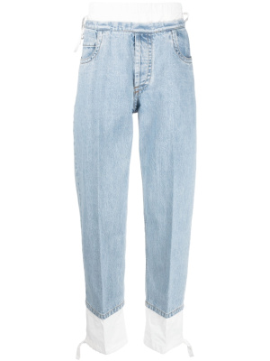 

Metal-eyelet loose-fit jeans, Craig Green Metal-eyelet loose-fit jeans