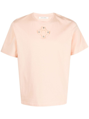 

Eyelet-detail short-sleeve T-shirt, Craig Green Eyelet-detail short-sleeve T-shirt