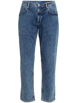 

Logo-patch tapered jeans, Karl Lagerfeld Jeans Logo-patch tapered jeans
