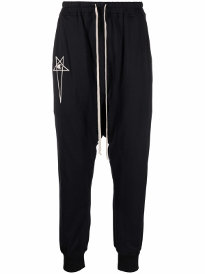 

Embroidered-logo track pants, Rick Owens X Champion Embroidered-logo track pants