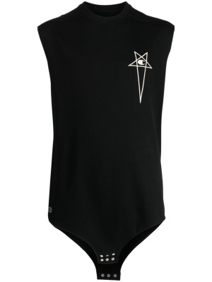 

Logo-embroidered cotton tank top, Rick Owens X Champion Logo-embroidered cotton tank top