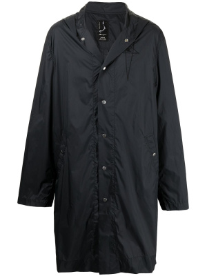 

Logo-embroidered hooded parka, Rick Owens X Champion Logo-embroidered hooded parka