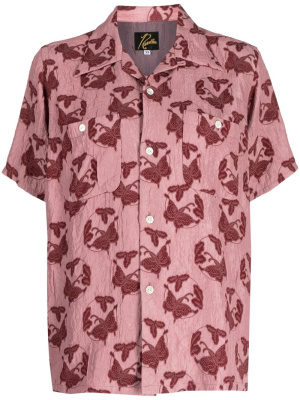 

Butterfly-print shirt, Needles Butterfly-print shirt