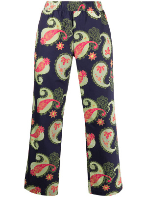 

Paisley print straight trousers, PACCBET Paisley print straight trousers