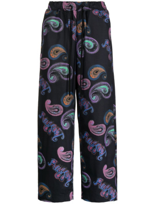 

Paisley-print straight-leg trousers, PACCBET Paisley-print straight-leg trousers