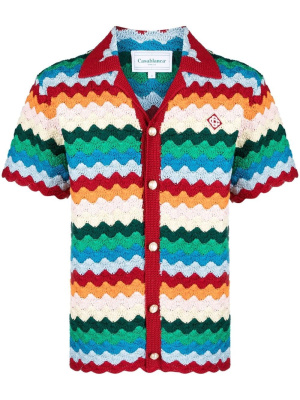 

Shell crochet cotton shirt, Casablanca Shell crochet cotton shirt