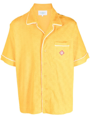 

Logo-patch short-sleeve shirt, Casablanca Logo-patch short-sleeve shirt