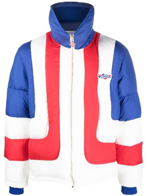 

Colour-block puffer jacket, Casablanca Colour-block puffer jacket