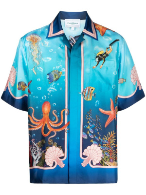 

Printed silk shirt, Casablanca Printed silk shirt