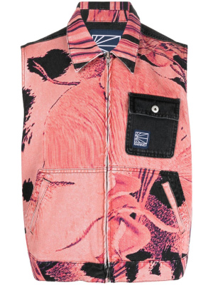

Floral-print cotton vest, PACCBET Floral-print cotton vest