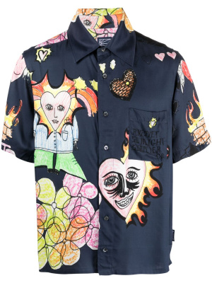 

Rassvet Tt Drawings graphic-print shirt, PACCBET Rassvet Tt Drawings graphic-print shirt