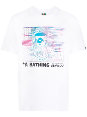 

Graphic-print cotton T-shirt, A BATHING APE® Graphic-print cotton T-shirt