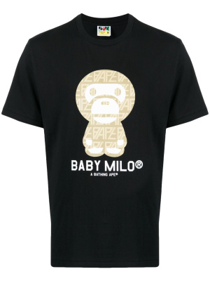 

Baby Milo logo-monogram T-shirt, A BATHING APE® Baby Milo logo-monogram T-shirt