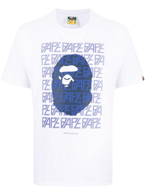 

BAPE logo-monogram T-shirt, A BATHING APE® BAPE logo-monogram T-shirt