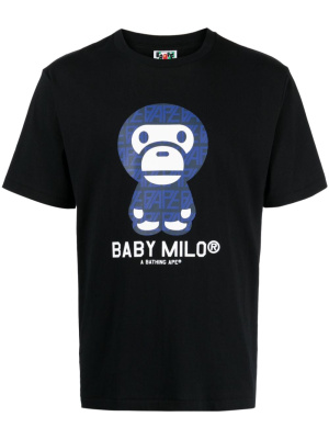 

Baby Milo logo-monogram T-shirt, A BATHING APE® Baby Milo logo-monogram T-shirt