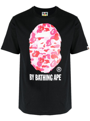 

Logo-print cotton T-shirt, A BATHING APE® Logo-print cotton T-shirt