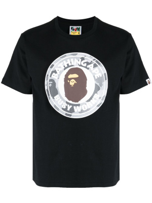 

Busy Works logo-print cotton T-shirt, A BATHING APE® Busy Works logo-print cotton T-shirt