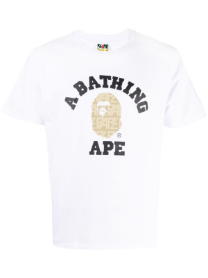 

Logo-patch cotton T-shirt, A BATHING APE® Logo-patch cotton T-shirt