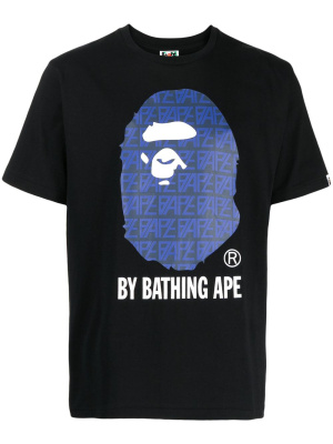 

Logo-print short-sleeve T-shirt, A BATHING APE® Logo-print short-sleeve T-shirt