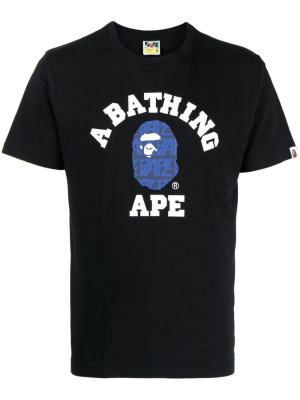 

Logo-patch cotton T-shirt, A BATHING APE® Logo-patch cotton T-shirt