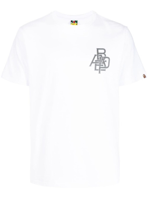 

Logo-print cotton T-shirt, A BATHING APE® Logo-print cotton T-shirt