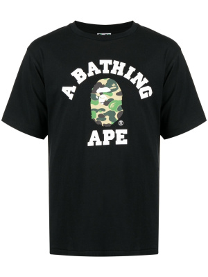 

Logo-print cotton T-shirt, A BATHING APE® Logo-print cotton T-shirt