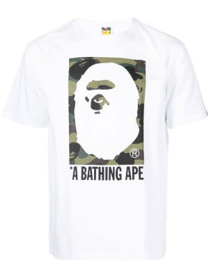 

Logo-print cotton T-Shirt, A BATHING APE® Logo-print cotton T-Shirt